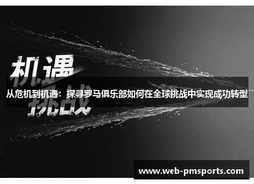 从危机到机遇：探寻罗马俱乐部如何在全球挑战中实现成功转型